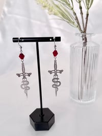Serpent Dagger Earrings