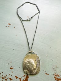 Image 6 of sterling Rumi for those who love quote necklace