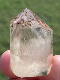 Image 9 of Natural Citrine Phantom With Hematite & Titanium Inclusions #1825