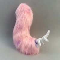 Image 2 of Pink Skeleton Husky - Tail Only