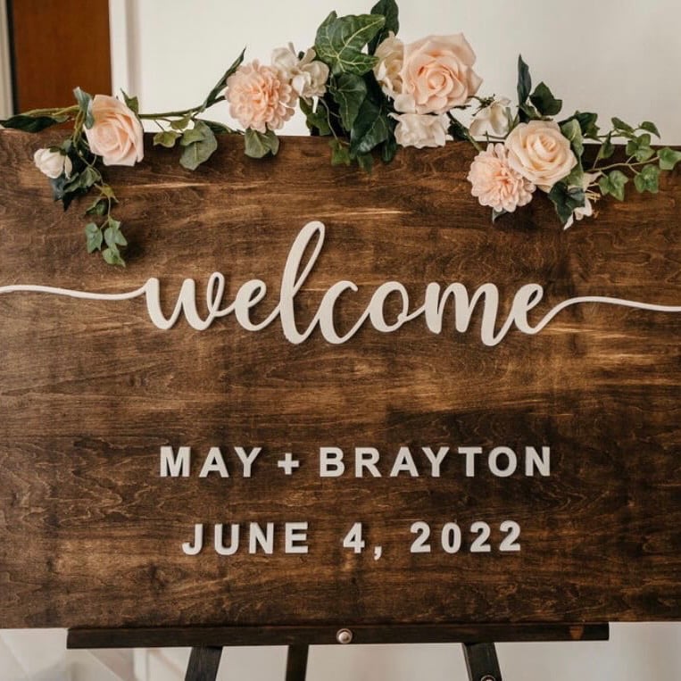 3D Welcome Sign