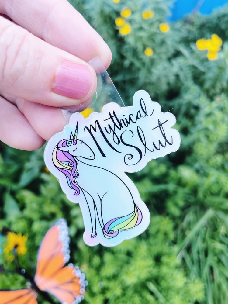 Image of Mythical Slut Unicorn Sticker