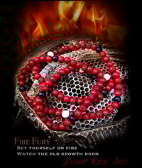 Image 3 of Fire Fury Rune Meditation Mala