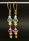 Apatite Fuchsia Vermeil Earrings