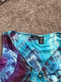 Image 2 of upcycled A.N.A button up blouse (XL)