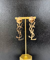 Y s l earrings 