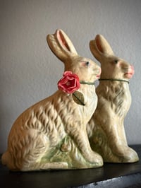 Image 5 of Chalkware Rabbit Pair (2 options)