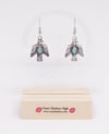 Crave Silver Turquoise Bird Earrings