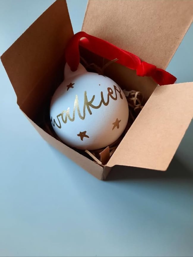 Christmas Calligraphy Baubles Workshop