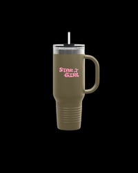 Olive Green “StarGirl” 40oz Insulated Tumbler