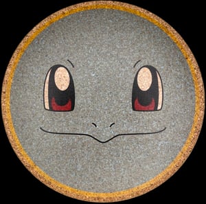 Squirtle Face Dab Mat