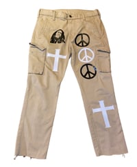 Crossed for Peace Cargo Denim