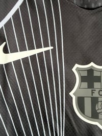 Image 2 of FC Barcelona Black/White Third Kit(Spotify Sponsor)