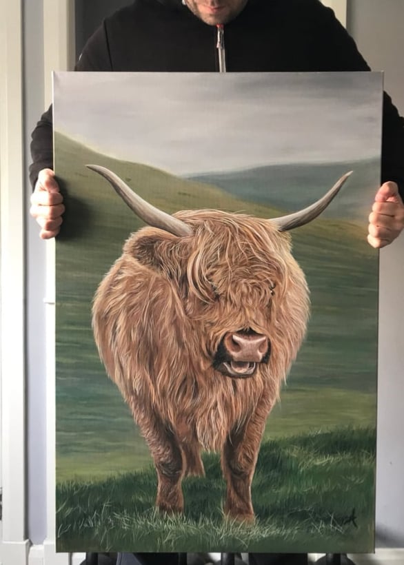 Image of Highland Cow Original