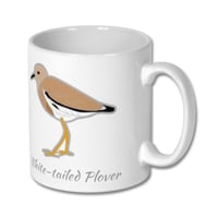 Image 2 of White-tailed Plover Mug - UK Birding Pins 