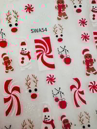 Image 2 of Gingerbread/candy stickers 