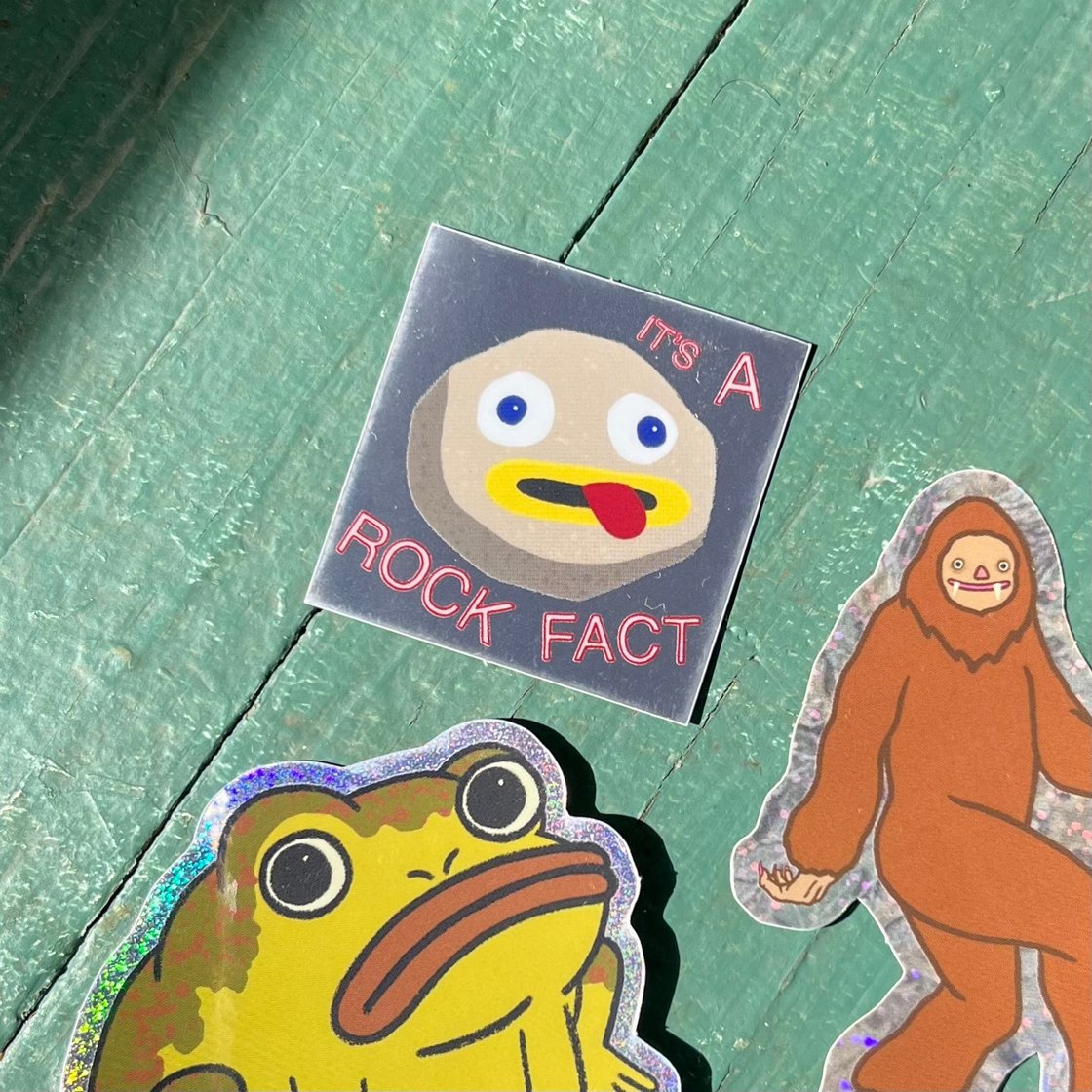 Image of rock fact sticker