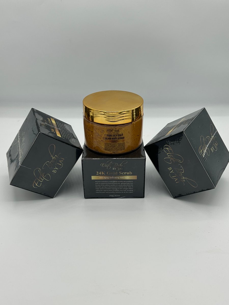 24K GOLD POLISH: The Exfoliating Scrub