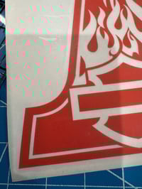 Image 4 of Kelly’s #1 with flames custom decal