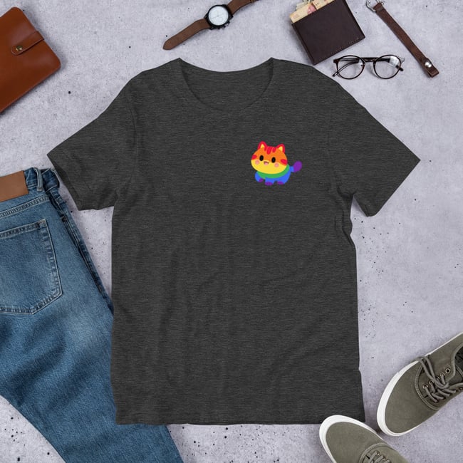 Pride LGBTQIA+ Flag Kitty t-shirt