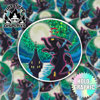 Image 1 of Umbreon VMAX Sticker HOLOGRAPHIC (Shiny Variant)