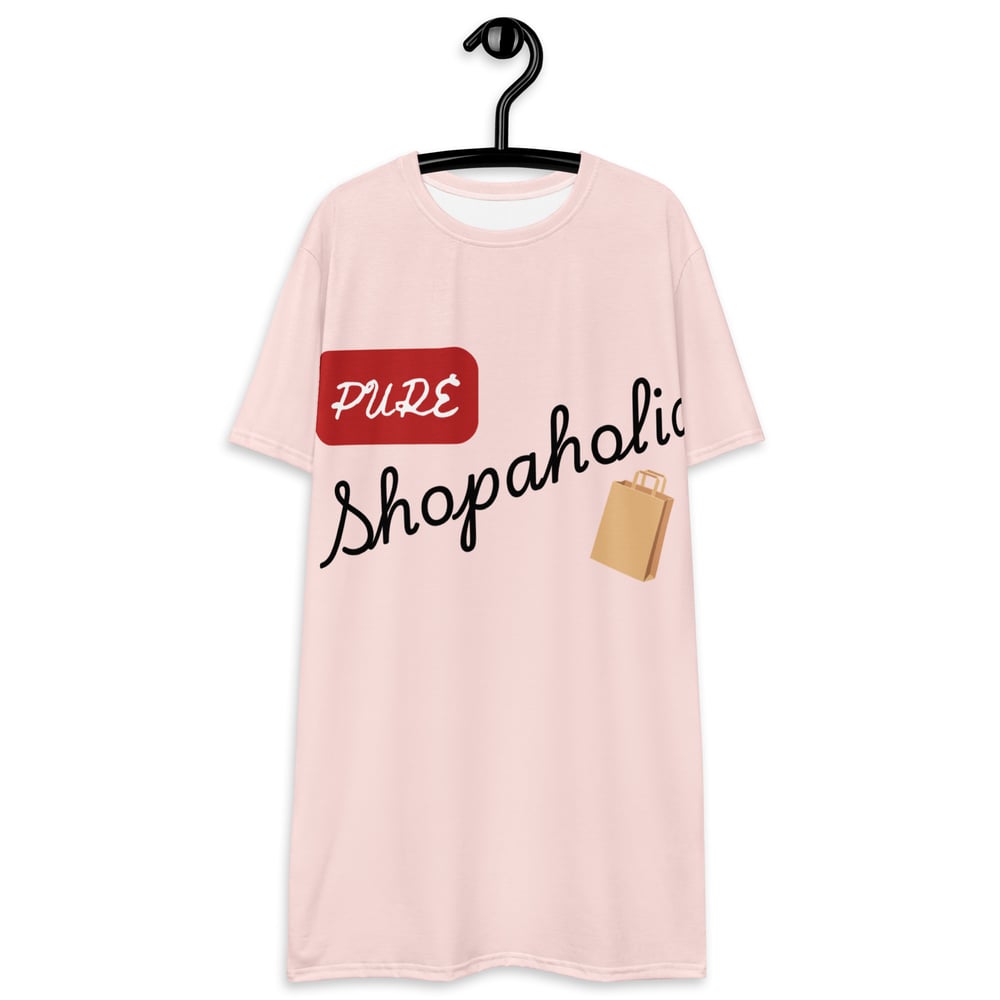 ZEN EXP - “Pure Shopaholic” T-shirt dress