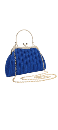 Image 6 of Royal Sparkle Top Handle Clutch Bag