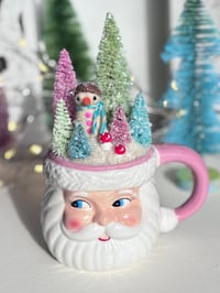 Image 1 of Santa Mug Winter Scene 