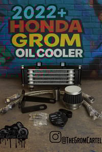 Image 1 of 2022 honda grom oil cooler