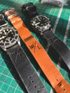 Custom Leather Zulu Watch Strap 