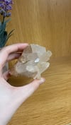 Quartz point cluster 