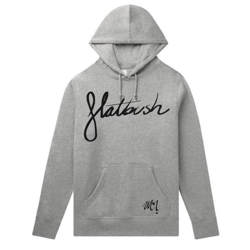 Image of Flatbush Signature Hoodie (Grey/Black)