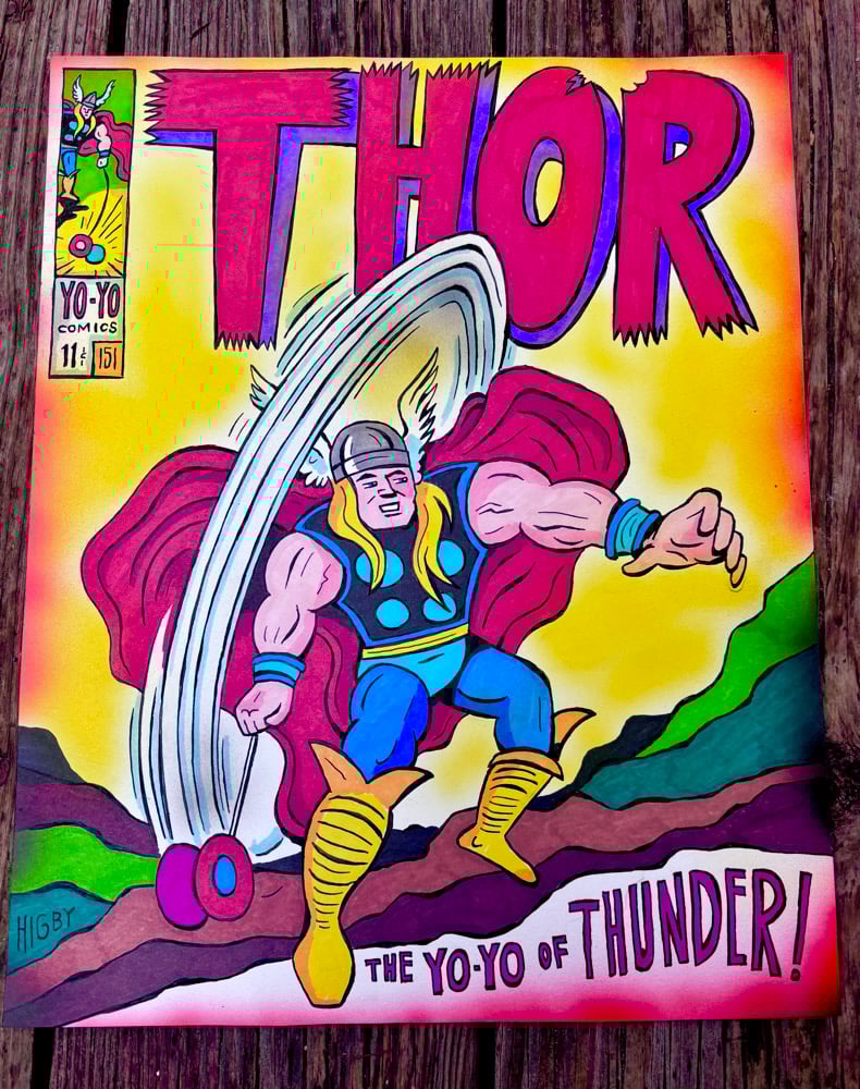 Image of Thor Duncan Freehand One with Comic Cover