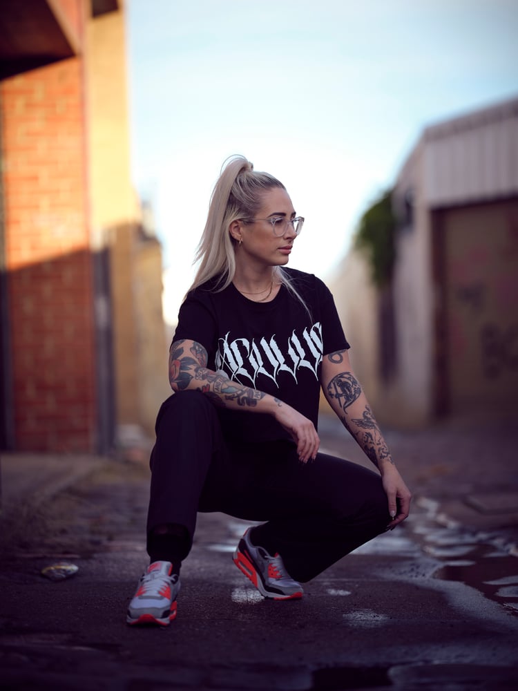 Image of Women’s Black Crop Tee 