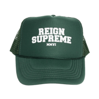 Image 1 of Varsity Trucker - Green