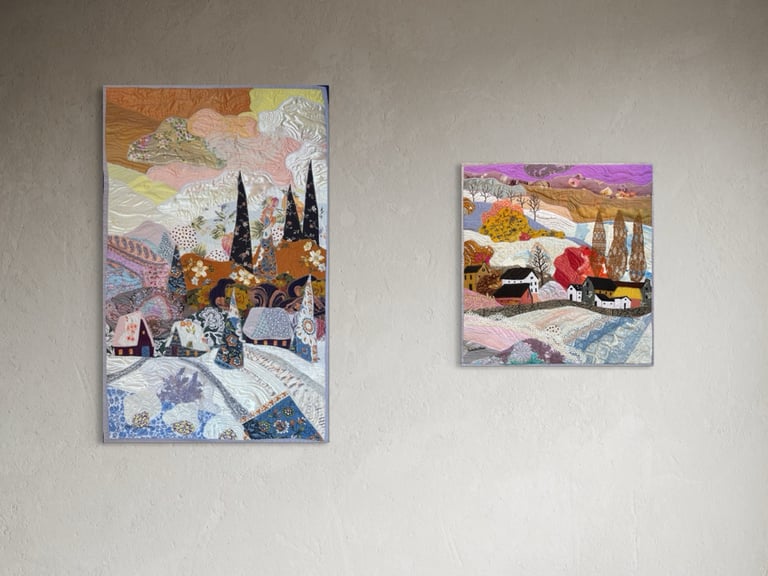 ʼWarm winter sky’ - large winter landscape, 91x58 cm Image 15