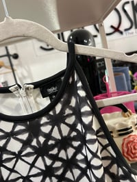 Image 2 of black and white printed dress
