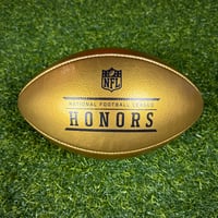 Image 2 of 2019 Wilson NFL Authentic 100th Anniversary Gold Honors Award Football Trophy