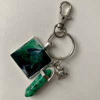Image 1 of Green Turtle Keychain