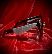 Image 2 of Scream Queen Killer Heart Shaped Sunglasses 
