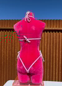 Image 3 of Scrunch Micro Bubblegum/Silver SET