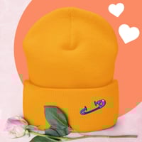 Image 2 of Safety Pin Cuffed Beanie