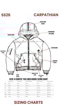 Image 2 of SS26 ‘A-Eurotic’ Fur Lined Hoodie