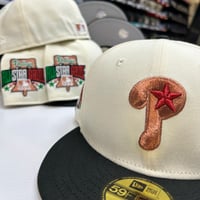 Image 1 of New Era 59Fifty Phillies Chrome Multi Metallic 