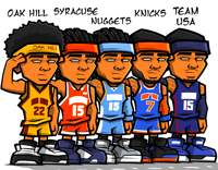 Image 2 of Carmelo Anthonys Career Print