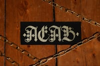 Image 1 of Patch "ACAB" gold