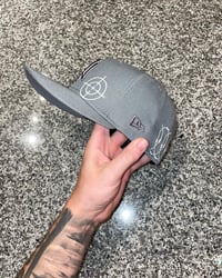 Image 2 of COOL GREY NY YANKEES CUSTOM FITTED CAP