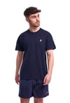 Gibbons T-Shirt in Navy and Yellow 