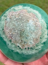 Image 7 of Green Fluorite Sphere #1171