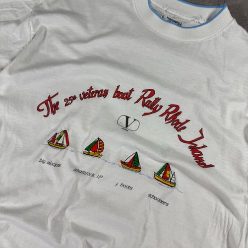 Image of 1980s Valentino Sailing T-shirt, Size Large